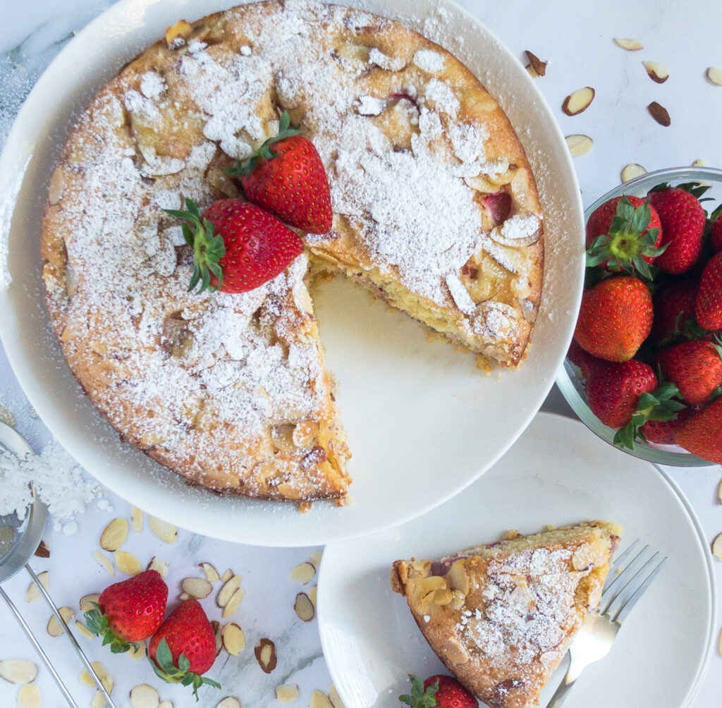 Strawberry Almond Cake