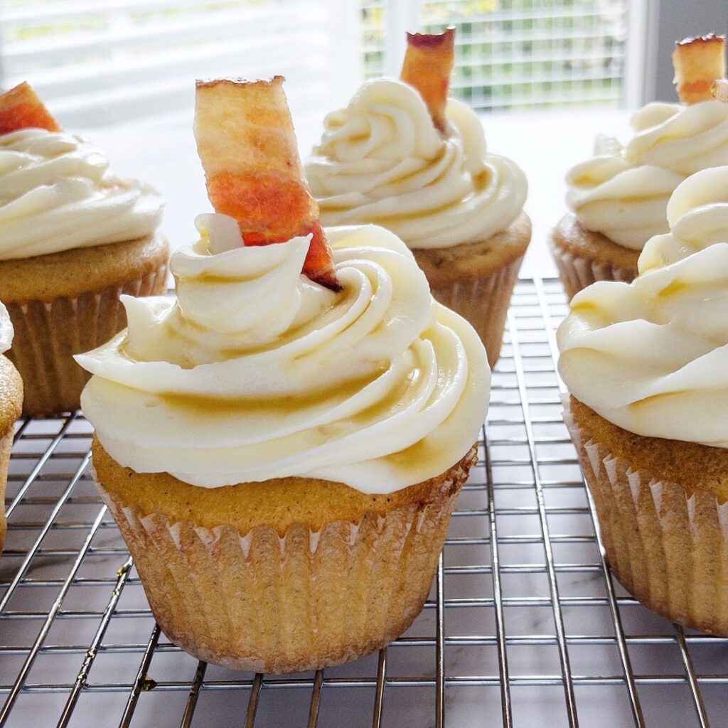 Maple Bacon French Toast Cupcake